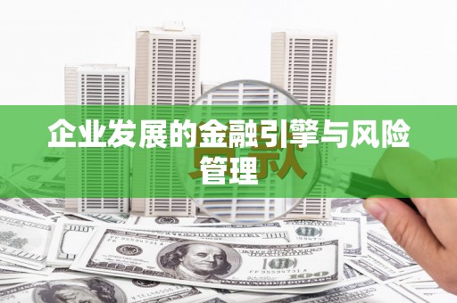 涧西企业发展的金融引擎与风险管理