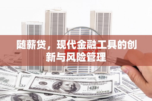 涧西随薪贷，现代金融工具的创新与风险管理
