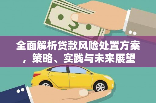 涧西全面解析贷款风险处置方案，策略、实践与未来展望