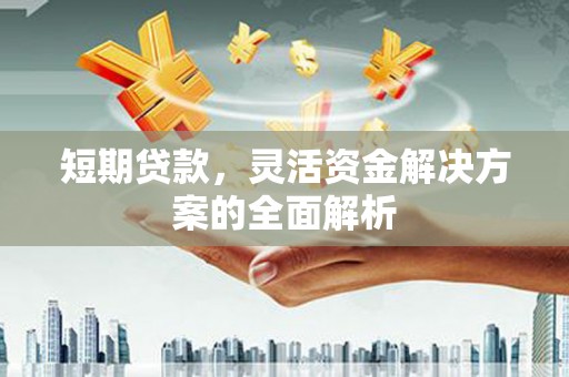 涧西短期贷款，灵活资金解决方案的全面解析
