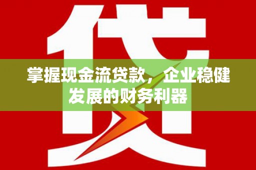 涧西掌握现金流贷款，企业稳健发展的财务利器