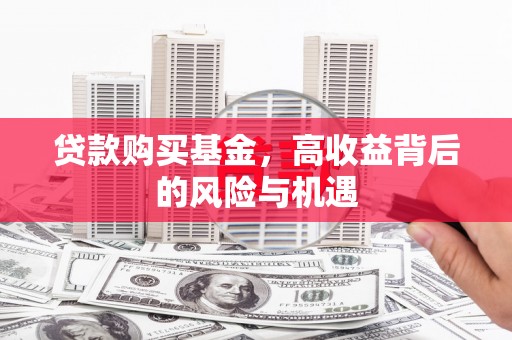 涧西贷款购买基金，高收益背后的风险与机遇