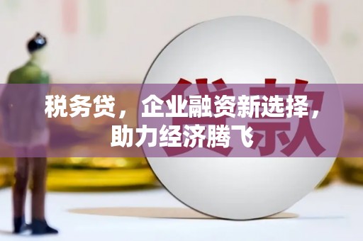 涧西税务贷，企业融资新选择，助力经济腾飞