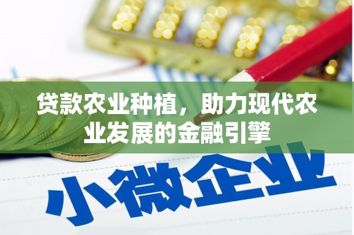 涧西贷款农业种植，助力现代农业发展的金融引擎