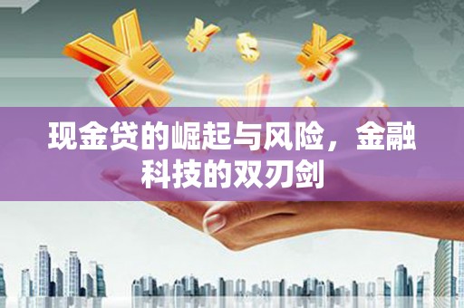 涧西现金贷的崛起与风险，金融科技的双刃剑