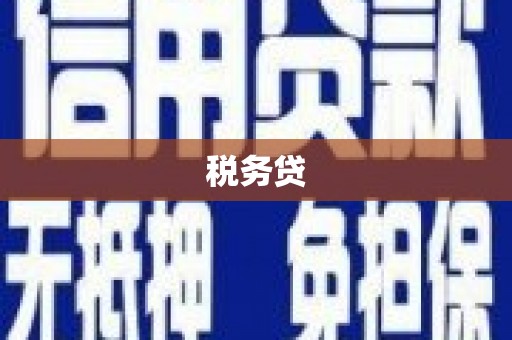 涧西税务贷