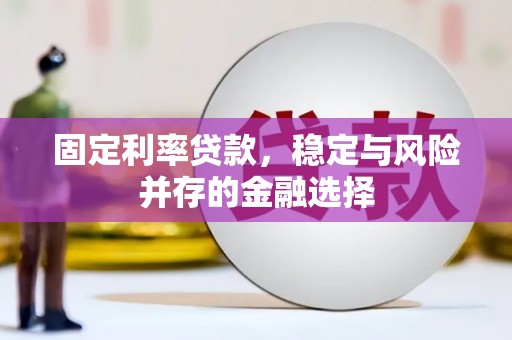 涧西固定利率贷款，稳定与风险并存的金融选择