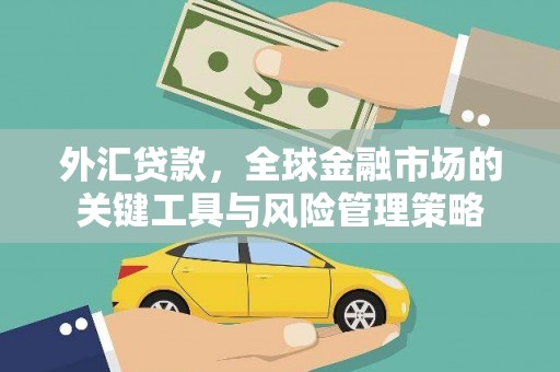 涧西外汇贷款，全球金融市场的关键工具与风险管理策略