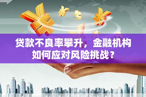 涧西贷款不良率攀升，金融机构如何应对风险挑战？