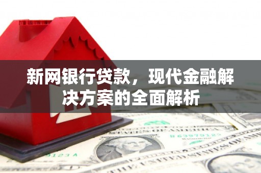 涧西新网银行贷款，现代金融解决方案的全面解析