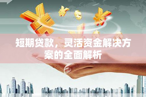 涧西短期贷款，灵活资金解决方案的全面解析