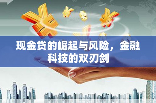 涧西现金贷的崛起与风险，金融科技的双刃剑