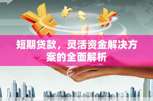 涧西短期贷款，灵活资金解决方案的全面解析