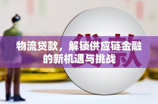 涧西物流贷款，解锁供应链金融的新机遇与挑战
